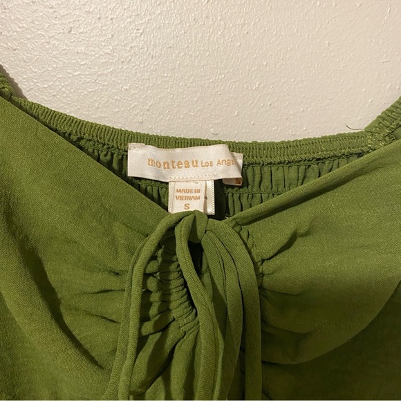 Monteau Milkmaid Keyhole MIDI Dress - Small - Picture 7 of 8